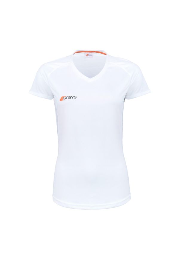 GRAYS - Damski jersey Grays Hockey Apex 650. Kolor: biały. Materiał: jersey