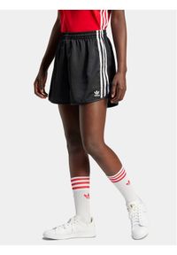 Adidas - adidas Szorty sportowe Satin Sprint IU2528 Czarny Loose Fit. Kolor: czarny. Materiał: syntetyk. Sport: bieganie #1