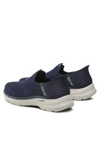 skechers - Skechers Sneakersy Go Walk 6 216278/NVY Granatowy. Kolor: niebieski. Materiał: materiał