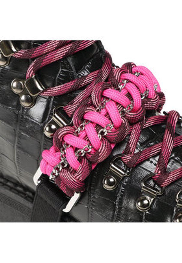 Pinko Trapery Zenzero Scarpa AI 22-23 BLKS1 1H2134 A07K Czarny. Kolor: czarny. Materiał: skóra