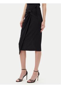 Rinascimento Spódnica midi CFC0123489003 Czarny Regular Fit. Kolor: czarny. Materiał: syntetyk