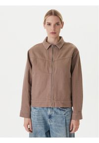 RVCA Kurtka jeansowa Dayshift II 23B153503 Beżowy Regular Fit. Kolor: beżowy. Materiał: bawełna #1