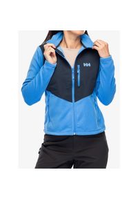 Bluza polarowa damska Helly Hansen Daybreaker Block Jacket. Kolor: niebieski. Materiał: polar