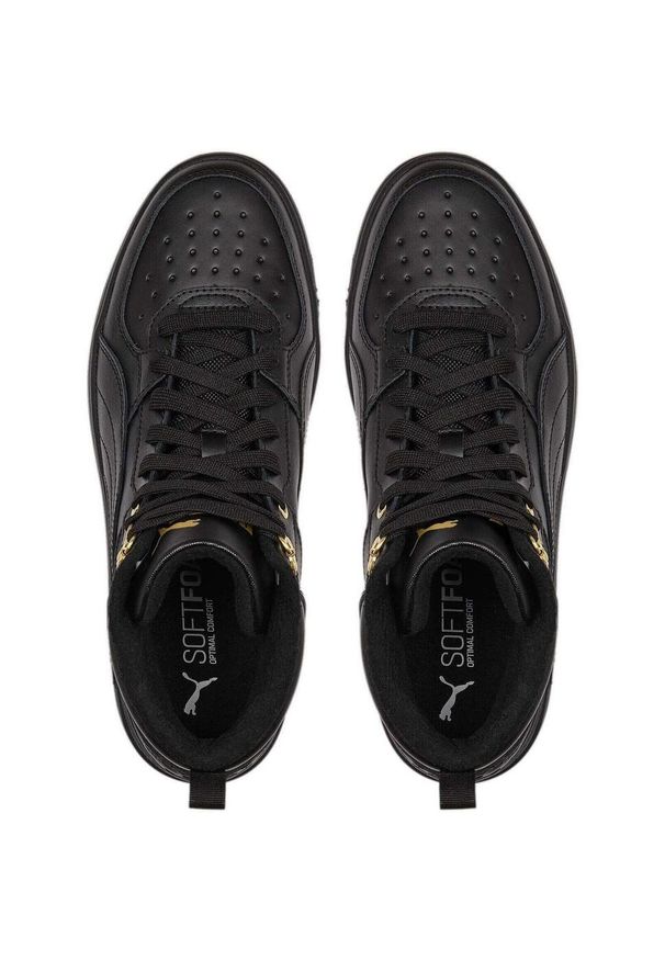 Buty Puma Rebound Rugged, Mężczyźni. Kolor: żółty, wielokolorowy, czarny. Materiał: guma, skóra, tkanina, materiał, syntetyk