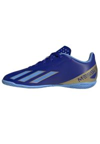 Adidas - Buty adidas X Crazyfast Club Messi Jr In IE8667 niebieskie. Kolor: niebieski. Materiał: syntetyk, skóra