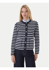 TOMMY HILFIGER - Tommy Hilfiger Kardigan WW0WW40846 Granatowy Regular Fit. Kolor: niebieski. Materiał: bawełna #6