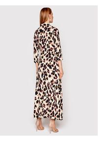 YAS Sukienka koszulowa Savanna 26022663 Beżowy Regular Fit. Kolor: beżowy. Materiał: wiskoza. Typ sukienki: koszulowe #4