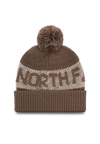 Czapka The North Face. Kolor: brązowy. Styl: retro