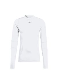 Adidas - Koszulka męska adidas Techfit COLD.RDY Long Sleeve. Kolor: biały. Długość rękawa: długi rękaw. Technologia: Techfit (Adidas). Sport: piłka nożna #1