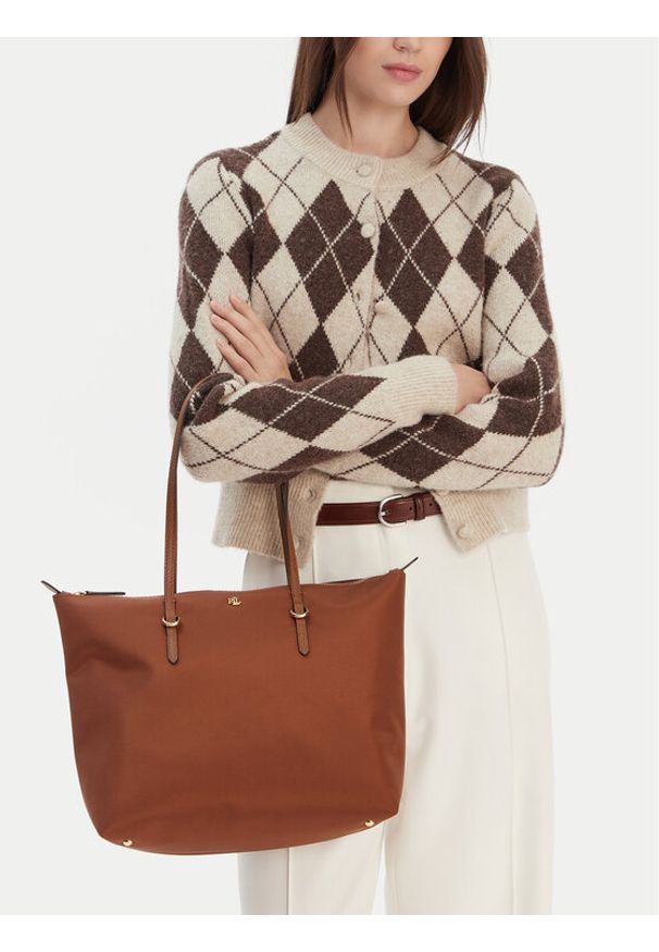 Lauren Ralph Lauren - LAUREN RALPH LAUREN Torebka Keaton 431916737042 Brązowy. Kolor: brązowy