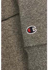 Champion - Bluza bawełniana 113190. Okazja: na co dzień. Kolor: szary. Materiał: bawełna. Wzór: aplikacja. Styl: casual #3