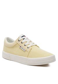 Tommy Jeans Tenisówki Tjw Vulc Skate Derby EN0EN02494 Żółty. Kolor: żółty. Materiał: materiał #5