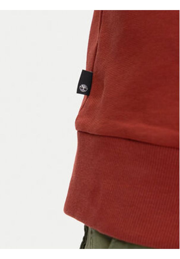 Timberland Bluza TB0A6GPQ Czerwony Regular Fit. Kolor: czerwony. Materiał: bawełna