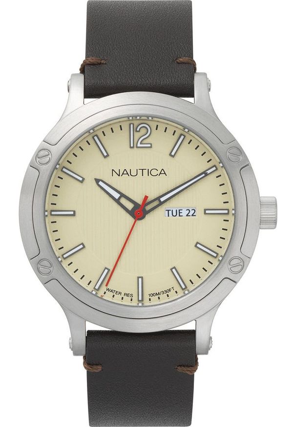 Brązowy zegarek Nautica