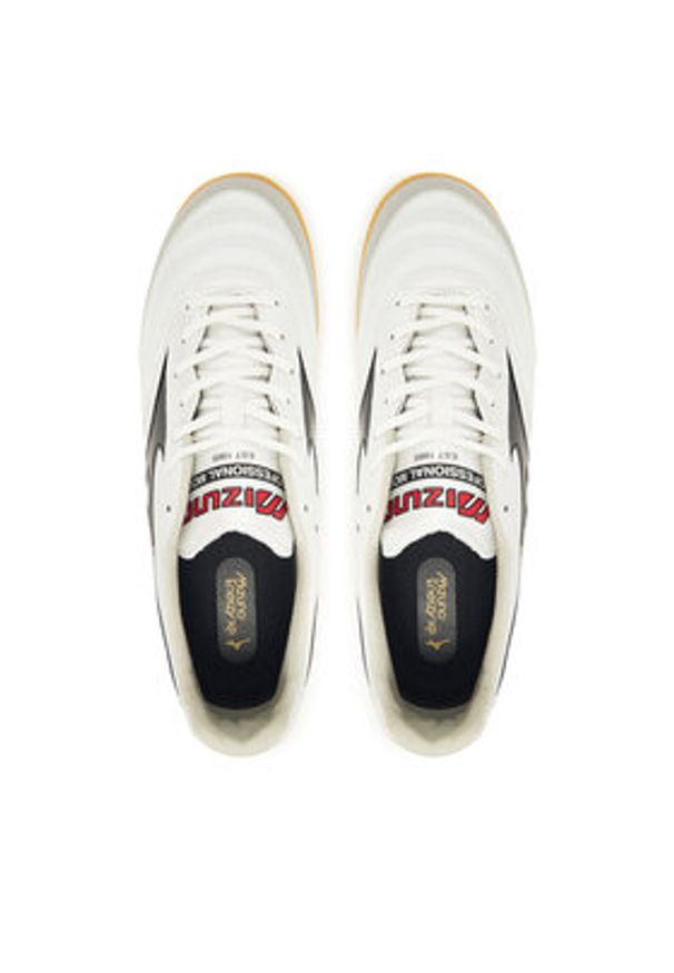 Mizuno Buty do piłki nożnej Morelia Sala Pro In Q1GA2513 Biały. Kolor: biały. Materiał: skóra