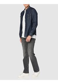 Wrangler - WRANGLER DENIM WESTERN SHIRT MĘSKA KOSZULA JEANSOWA DARK INDIGO W5M12AX1E 112130200. Materiał: denim, jeans #2