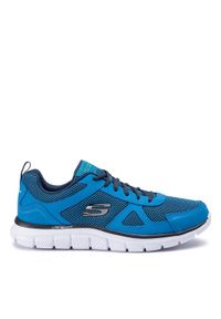 skechers - Skechers Sneakersy Bucolo 52630/BLLM Niebieski. Kolor: niebieski. Materiał: materiał #1
