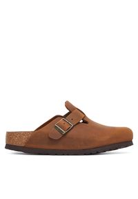 Birkenstock Klapki Boston 1028310 Brązowy. Kolor: brązowy. Materiał: skóra #1
