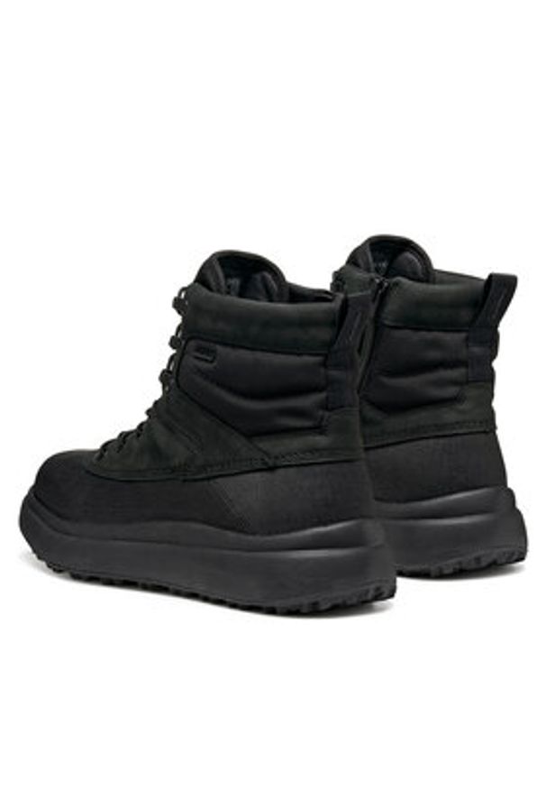 Geox Trekkingi U Granito + Grip B A U56FZD 04550 C9999 Czarny. Kolor: czarny. Materiał: skóra. Sport: turystyka piesza
