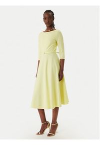 Rinascimento Sukienka koktajlowa CFC0127892003 Żółty Regular Fit. Kolor: żółty. Materiał: syntetyk. Styl: wizytowy #2