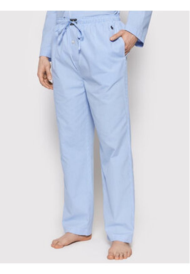 Polo Ralph Lauren Piżama 714514095001 Błękitny Regular Fit. Kolor: niebieski. Materiał: bawełna