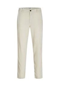 Jack & Jones Chinosy Stace 12248604 Écru Tapered Fit. Kolor: kremowy. Materiał: bawełna #5