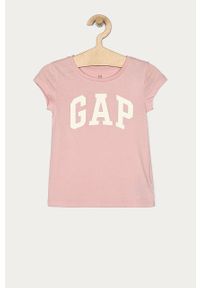 GAP - T-shirt 104-176 cm (2-pack). Okazja: na co dzień. Kolor: różowy. Materiał: bawełna, dzianina. Wzór: nadruk. Styl: casual #2