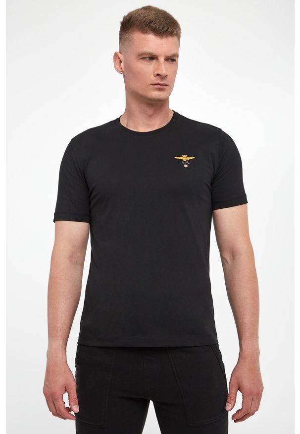 Aeronautica Militare - T-shirt męski z logo AERONAUTICA MILITARE