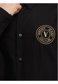 Versace Jeans Couture Koszula 76GALYS2 Czarny Regular Fit. Kolor: czarny. Materiał: bawełna
