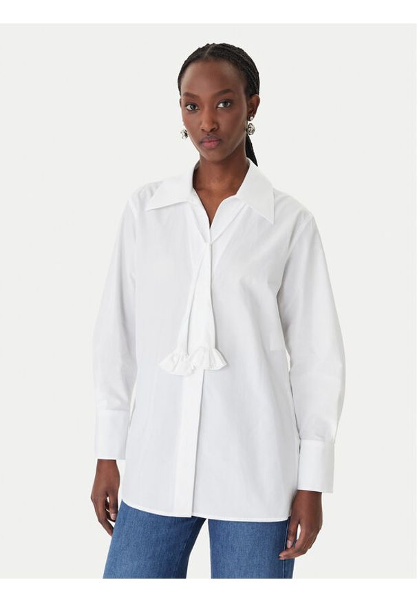 Marella Koszula Tabarin 2613111074 Biały Regular Fit. Kolor: biały. Materiał: bawełna