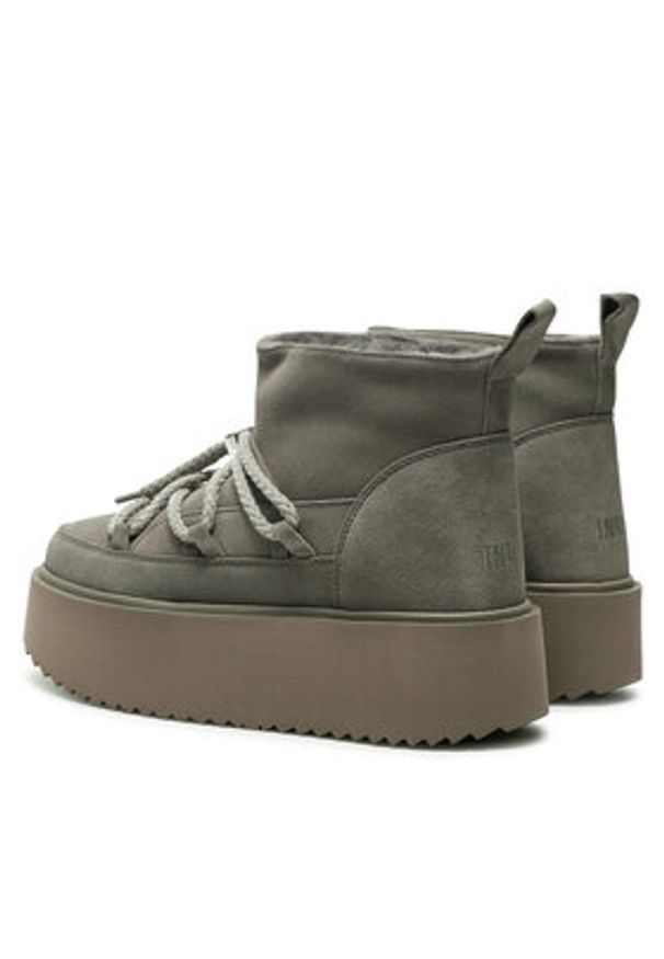 Inuikii Śniegowce Classic Low 75204-004 Szary. Kolor: szary. Materiał: zamsz, skóra