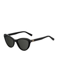 Love Moschino Okulary przeciwsłoneczne damskie kolor czarny. Kolor: czarny #1