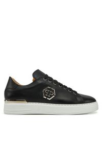 Philipp Plein - PHILIPP PLEIN Sneakersy SAES USC0670 PLE010 Czarny. Kolor: czarny. Materiał: skóra