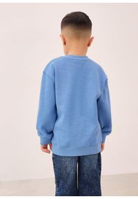 bonprix - Bluza z czystej bawełny organicznej. Kolor: niebieski. Materiał: bawełna #3