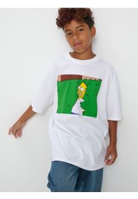 Sinsay - Koszulka The Simpsons - biały. Kolor: biały #1