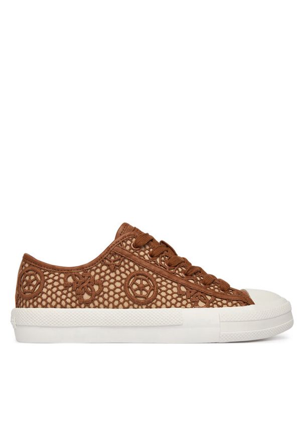 Guess Trampki FLJCR2 FAP12 Brązowy jasny. Kolor: brązowy. Materiał: materiał
