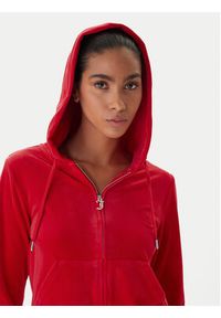 Juicy Couture Bluza Robertson JCAP176 Czerwony Slim Fit. Kolor: czerwony. Materiał: syntetyk #3