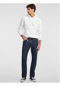 Guess Jeans Bluza 165581 Biały Classic Fit. Kolor: biały