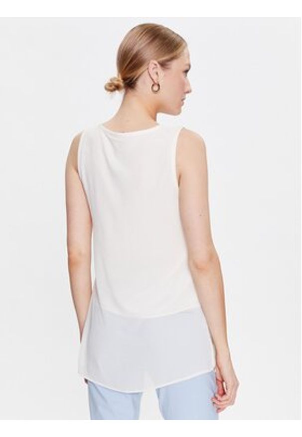 Marella Top Isolana 2331610133 Écru Regular Fit. Materiał: syntetyk
