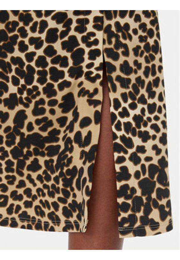 JDY Spódnica ołówkowa Ivy 15347463 Brązowy Slim Fit. Kolor: brązowy. Materiał: bawełna