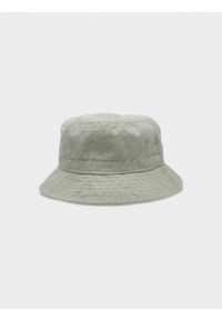 outhorn - Kapelusz bucket hat męski - miętowy. Kolor: miętowy. Materiał: bawełna, tkanina. Sezon: lato #4