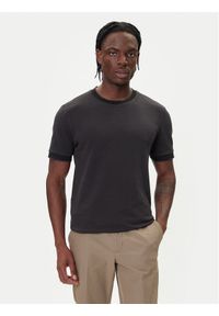 BOSS T-Shirt H-Thompson 06 50549602 Czarny Regular Fit. Kolor: czarny. Materiał: bawełna