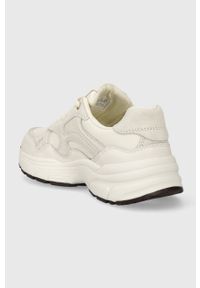 GANT - Gant sneakersy skórzane Neuwill kolor biały 27531198.G29. Nosek buta: okrągły. Kolor: biały. Materiał: skóra. Obcas: na platformie #5