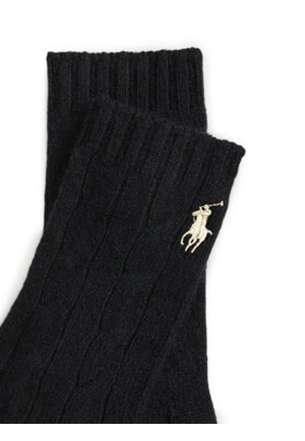 Polo Ralph Lauren Rękawiczki 455981440001 Czarny. Kolor: czarny. Materiał: poliester, materiał