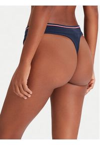 TOMMY HILFIGER - Tommy Hilfiger Stringi UW0UW06063 Granatowy. Kolor: niebieski. Materiał: bawełna #5