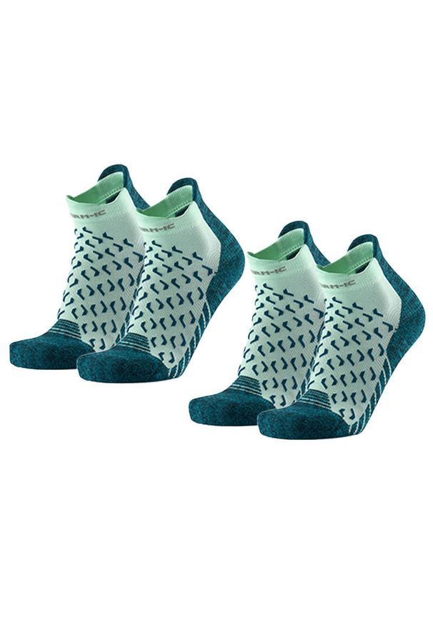 Skarpety trekkingowe kobieta Therm-ic Outdoor UltraCool Ankle Lady zestaw 2 par. Kolor: zielony. Materiał: poliamid, elastan. Sport: outdoor