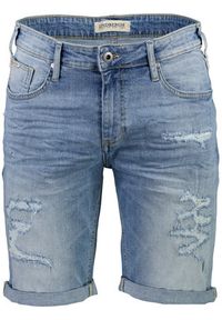 Lindbergh Szorty jeansowe 30-550002HBW Błękitny Regular Fit. Kolor: niebieski. Materiał: bawełna #3