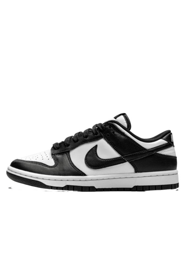 Buty do chodzenia męskie Nike Dunk Low Retro. Zapięcie: sznurówki. Kolor: czarny, biały, wielokolorowy. Materiał: tkanina, guma, skóra. Szerokość cholewki: normalna. Sport: turystyka piesza