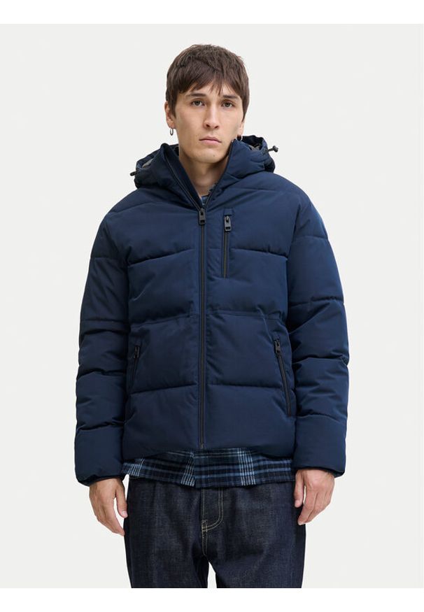 Jack & Jones - Jack&Jones Kurtka zimowa Owen 12278792 Granatowy Regular Fit. Kolor: niebieski. Materiał: syntetyk. Sezon: zima