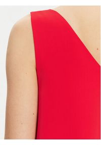 Pieces Top Franan 17146424 Czerwony Regular Fit. Kolor: czerwony. Materiał: syntetyk